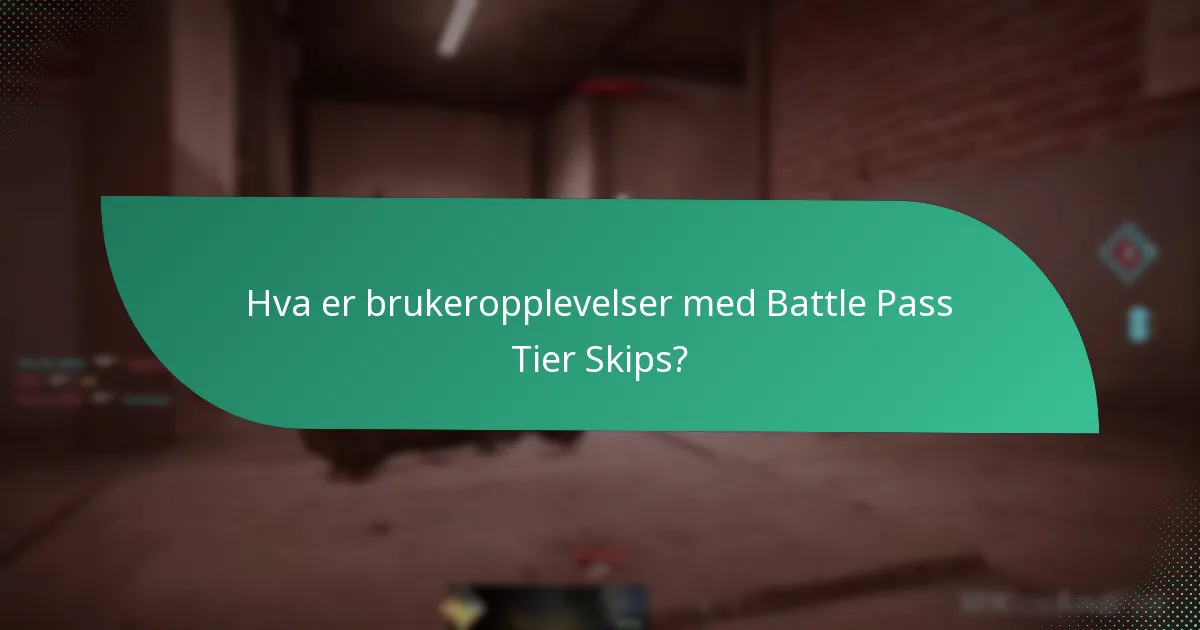 Hvordan påvirker Battle Pass Tier Skips spillingen?