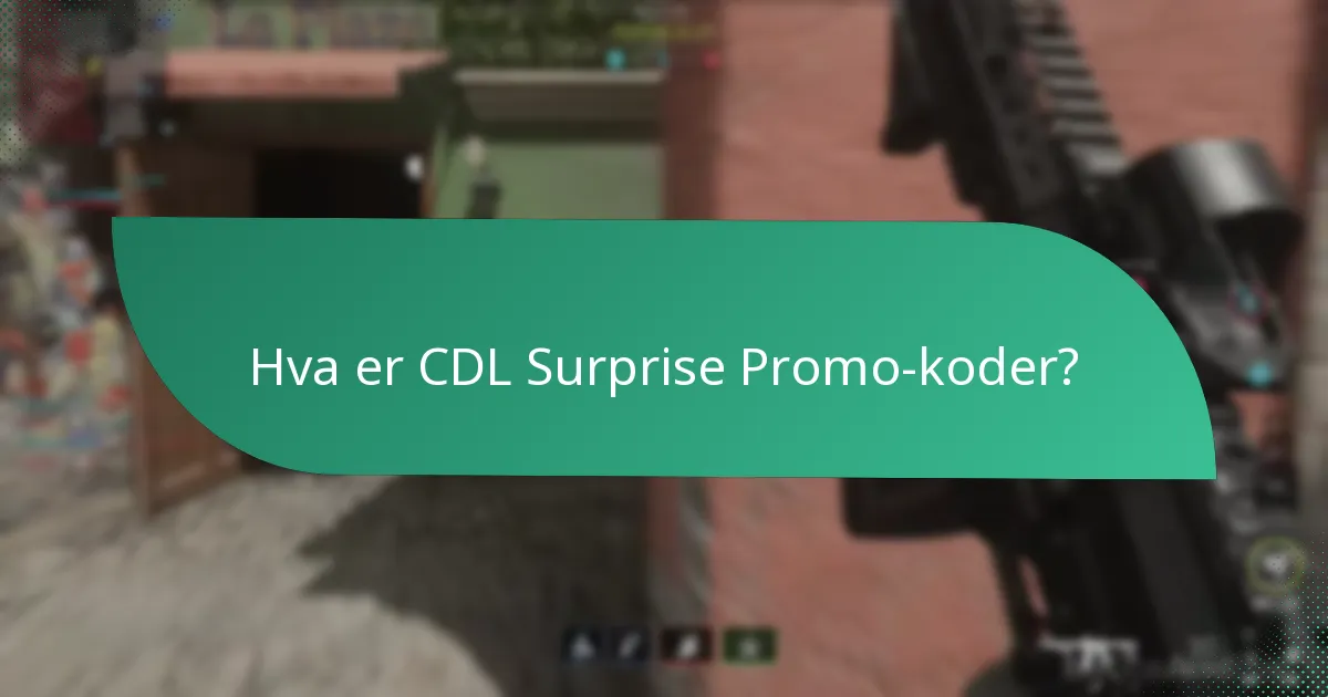 Hvordan kan du kreve CDL Surprise Promo-koder?