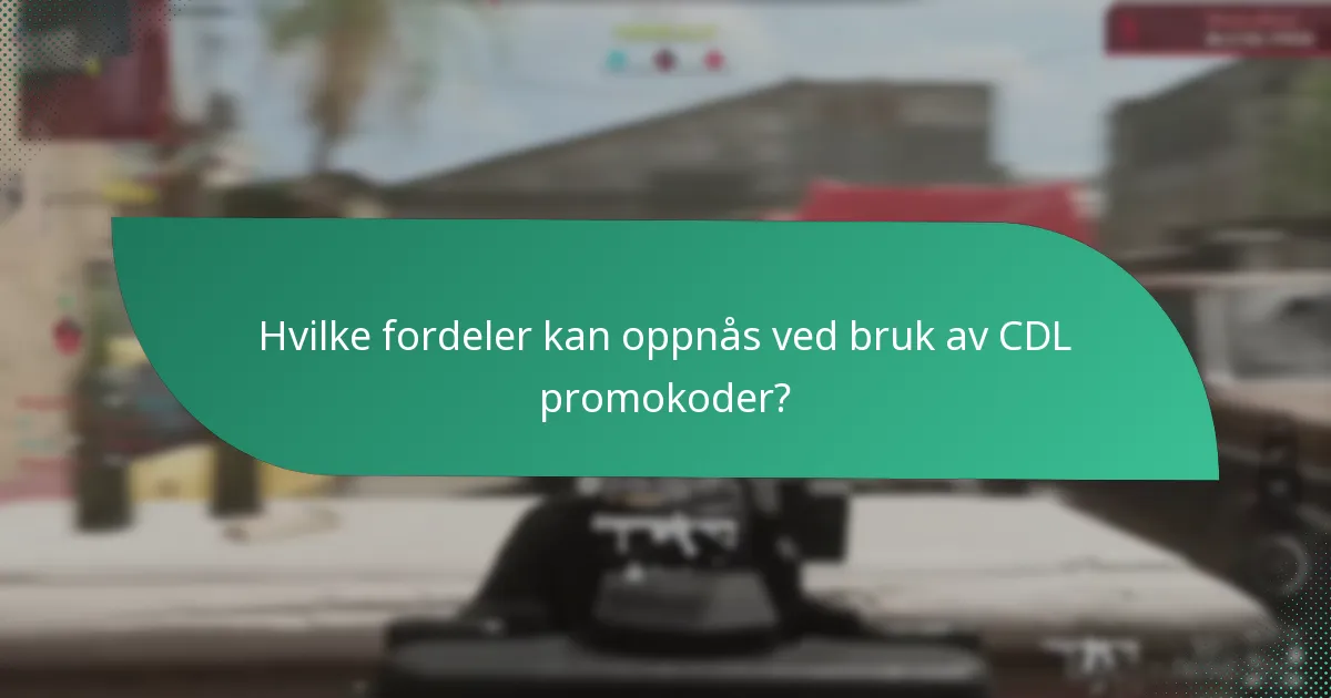 Hvilke våpenskins er tilgjengelige gjennom CDL promokoder?