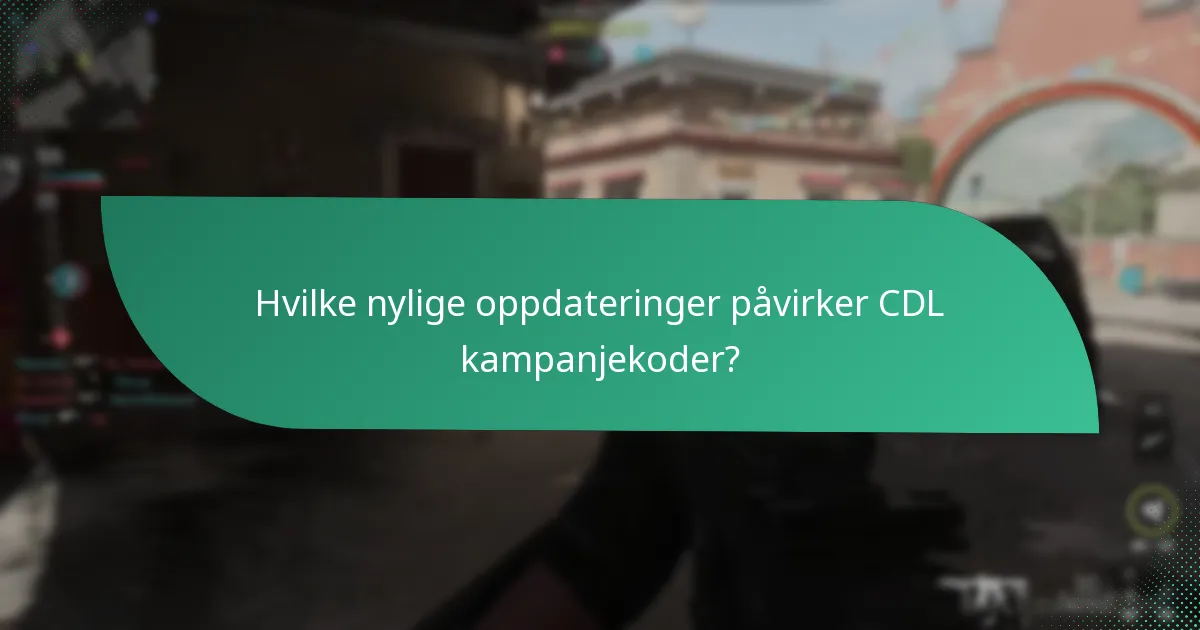 Hvordan sammenlignes CDL kampanjekoder med tidligere tilbud?