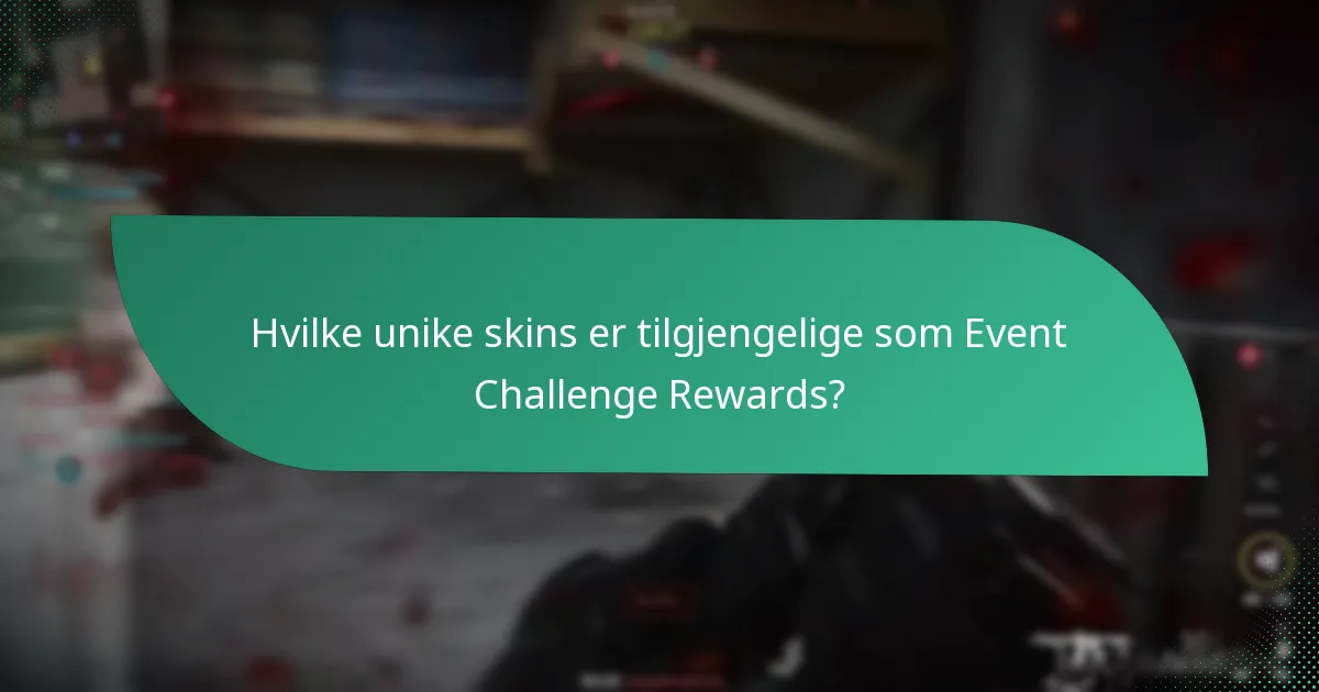 Hvilke operatørartikler kan spillere låse opp gjennom Event Challenges?